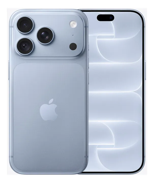 iPhone 18 Pro glacial — frente e traseira